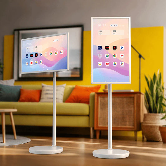 Interactive digital display with wheels - StandLg 32''